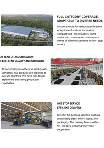 Резиновые гусеницы для установки поверх шин 340x152.4, 390x152.4, подходят для размеров <span class=keywords><strong>10x16.5</strong></span>, 12x16.5, для мини-погрузчиков, экономичное решение, качество OEM - Product Image 4