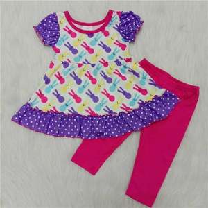 Ensemble de nœuds coquins roses et boutons pour filles - Product Image 3