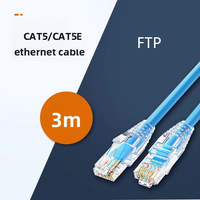 Cable de Red Gigabit Kneysum de Alta Velocidad CAT5/CAT5E, 8 Conductores, FTP, Cobre Puro Sólido, Personalizable, de 0.5m a 3m