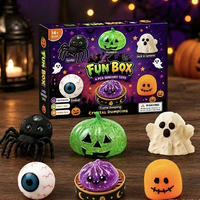 Calendrier de l'Avent Squishy en Gros – 24 Jours de Compte à Rebours de Noël, Jouet Anti-Stress Fidget ASMR, Cadeau de Vacances à Presser