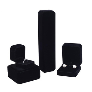 High-grade Jewelry Box <strong>Vintage</strong> Velvet Ring Necklace Pendant Packaging Portable Jewelry Display <strong>Boxes</strong> - Product Image 1