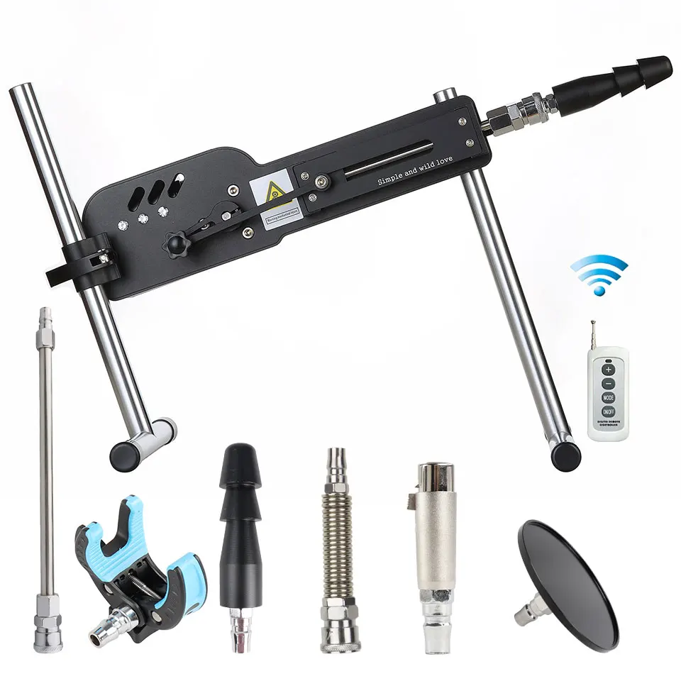 black machine with Attachments