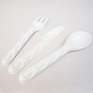 Tenedor desechable con logotipo personalizado <span class=keywords><strong>de</strong></span> fábrica, <span class=keywords><strong>vajilla</strong></span> <span class=keywords><strong>de</strong></span> bagazo, tenedor, juego <span class=keywords><strong>de</strong></span> cubiertos, platos desechables <span class=keywords><strong>para</strong></span> <span class=keywords><strong>fiesta</strong></span> - Product Image 3