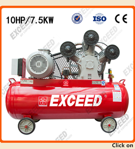 Compresseur d'air à piston stationnaire APCOM 200/220/300/500L, lubrification sans huile, 1,5KW-7,5KW, capacité de réservoir personnalisable, couleur de l'air - Product Image 5