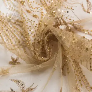 Pahalı Lixury kristal el yapımı boncuklu Net işlemeli ağır Swiss dantel kumaş düğün için köknar elbiseler bluz ve gömlek