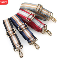 Meilleure vente de fil métallique décoré 38mm bandoulière en nylon sangle réglable pour bandoulière sangle de sac à bandoulière unique