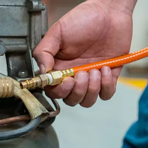 Master with 12 units Compressor <b>hose</b>, <b>PVC</b>, 15m x 1/4', Truper - Product Image 2