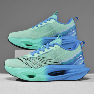 รองเท้าวิ่งผู้ชายปี 2026 สีเขียวมิ้นท์ไล่เฉด รองเท้ากีฬาแบบมีรูระบายอากาศ ซับแรงกระแทก น้ำหนักเบา เหมาะสำหรับเดินและเล่นกีฬา - Product Image 4