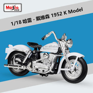 64 styles bas quantité minimale de commande 1:18 Harley voiture miniature collection simulation moulé sous pression échelle modèles rétro voitures motos jouets - Product Image 6