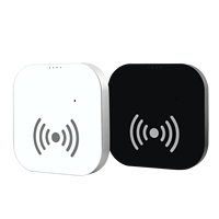 Lector/Escritor de Tarjetas RFID NFC de Escritorio con Interfaz USB Compatible con Android/iOS, Material ABS, Distancia de Lectura de 8 cm