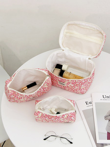 Bolsas <span class=keywords><strong>de</strong></span> Algodón Acolchadas con Cierre, Ecológicas, <span class=keywords><strong>de</strong></span> Gran Capacidad, con Diseño Floral, para Viaje, Venta <span class=keywords><strong>al</strong></span> Por Mayor <span class=keywords><strong>de</strong></span> Fábrica - Product Image 2