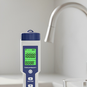 OEM/ODM Mètre 5-en-1 EC/TDS/PH/Température/Salinité PH-05 <span class=keywords><strong>Testeur</strong></span> de qualité de l'<span class=keywords><strong>eau</strong></span> portable Affichage rétroéclairé Lithium - Product Image 6