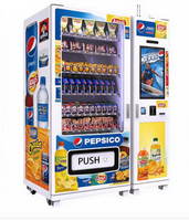 Distributeur automatique de boissons et de collations LE avec refroidissement par compresseur, écran tactile de 21,5 pouces, grande capacité pour chips, bonbons et biscuits