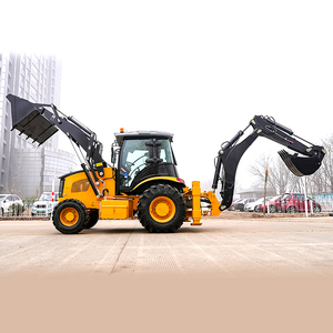 Nouveau <span class=keywords><strong>tracteur</strong></span> excavateur pelleteuse avant compact 4x4 à <span class=keywords><strong>petit</strong></span> chargement avec chargeur sur pneus bon marché à vendre - Product Image 5