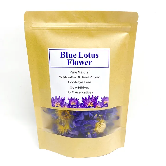 Заводская цена OEM настраиваемый натуральный сушеный Цельный синий цветок лотоса чай