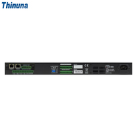 Amplificador de Potencia Digital de Red POE Thinuna IP-4450AP III SC IP PA System 70/100V de 4 Canales y 500W con SIP/ONVIF y Doble RJ45