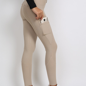 Culotte d'équitation en silicone pour femmes, <span class=keywords><strong>pantalon</strong></span> anti-boulochage pour dames, vêtements d'équitation Jodhpurs, vente en gros du fabricant - Product Image 2