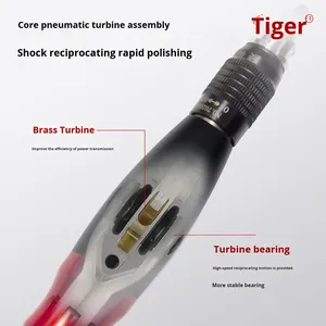 <span class=keywords><strong>Huya</strong></span> GT0.7L-202510 Amoladora Neumática de 10 mm de Recorrido, Lima Ultrasónica Telescópica para Pulido de Moldes y Piedras de Fibra, Fabricada en China - Product Image 2