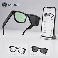 Lunettes Intelligentes IA M08T avec Caméra 1080P, Haut-parleurs Open Ear, Assistant ChatGPT, Audio, Légères, Recharge Type C pour Hommes et Femmes