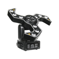 Projecteur mobile araignée 3 bras 150W à prix d'usine en gros de Chine, LED RGBW DMX512, contrôle vocal, indice de protection IP33 pour clubs, bars et concerts