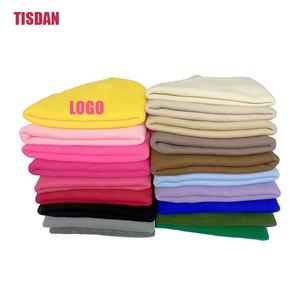 <span class=keywords><strong>Bonnet</strong></span> en tricot côtelé de couleur unie avec logo personnalisé, couleurs chaudes pour l'hiver à la mode, <span class=keywords><strong>bonnet</strong></span> vierge pour femmes - Product Image 6