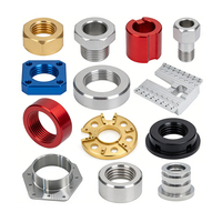 Pièces de châssis et de boîtier pour articulations de robots, usinées CNC, en laiton, avec goujons et écrous, fabrication de précision sur mesure basée sur des dessins de gabarit