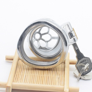 Anillo de sujeción para pene con diseño de flor, jaula grande para pene, jaula para pene tipo ciruela, anillo de bondage BDSM, anillos de sujeción para pene, juguetes sexuales eróticos para hombres - Product Image 6