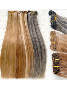 Paquets de cheveux humains bruts non transformés Vendeur en gros Cheveux vierges alignés à cuticules de temple indien Fournisseur de cheveux bruts indiens de qualité 12A - Product Image 6