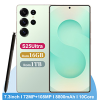 Nuevo Teléfono Inteligente S25 Ultra Original de 16GB+1TB con Android 15, 4G 5G, Doble SIM, Doble Modo de Espera, Versión Global Desbloqueada