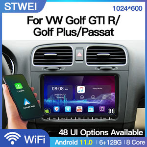 Autoradio Android 14 9 pouces STWEI avec Carplay pour VW Volkswagen Seat Skoda Golf GTI R Plus Passat GPS BT WIFI Lecteur multimédia - Product Image 2