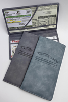 Portefeuille de voyage en cuir PU avec emplacements pour cartes, pour documents, billets d'avion, cartes d'embarquement, fabriqué au Guangdong