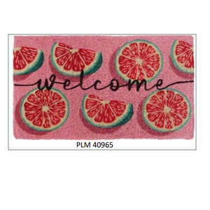 Tapis en fibre de coco touffetés colorés avec motif floral imprimé personnalisé, durabilité et toucher doux pour des usages décoratifs intérieurs et extérieurs - Product Image 5