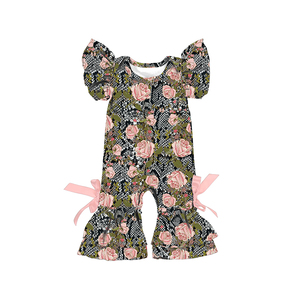2L-LY Pelele de bebé con estampado floral, traje de bebé, pijama, ropa para recién nacido - Product Image 2