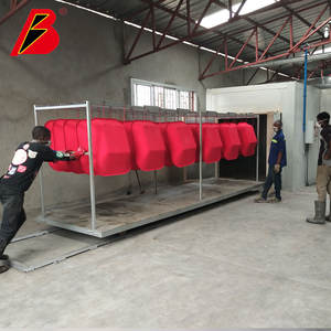 التلقائي مسحوق الطلاء رذاذ خط طلاء + ارتفاع درجة حرارة الفرن المصنع مباشرة بيع - Product Image 5