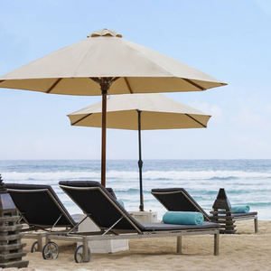 Chaises longues modernes en métal, transats <span class=keywords><strong>de</strong></span> plage flottants, chaises longues d'extérieur en aluminium pour hôtels avec roues, écologiques et antirouille, pliables - Product Image 1