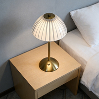 Lampe de table citrouille en cristal de style américain créatif, Pat Pat Light, lumière d'ambiance rechargeable à commande tactile pour chambre et café