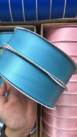 Fleurs fraîches, gâteaux, nœuds, boîtes cadeaux, sacs, bordures décoratives, rubans et rubans colorés 3,8*100 yards