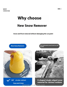Souffleuse à neige <span class=keywords><strong>sans</strong></span> <span class=keywords><strong>fil</strong></span> portable Pelle à neige <span class=keywords><strong>électrique</strong></span> légère pour un déneigement rapide et facile - Product Image 4