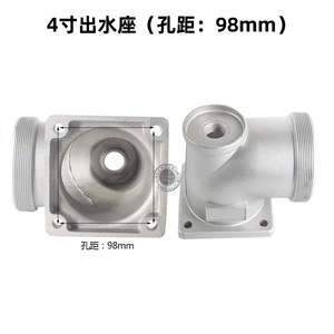 อะไหล่ปั๊มน้ำเครื่องยนต์ดีเซล/เบนซิน WP20 ช่องจ่ายน้ำขนาด 2 นิ้ว 168F170F ข้อต่ออลูมิเนียมแบบเกลียว สำหรับงานเกษตร - Product Image 3