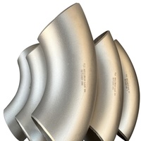 Coude d'échappement soudé en acier inoxydable poli, résistant à la corrosion, haute pression, 5-8 pouces, 90, 45, 30 degrés, en aluminium, prix usine