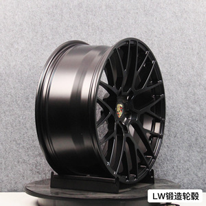 Vente en gros de jantes en alliage forgé de Chine avec jante et capuchon central en état neuf au fini noir mat - Product Image 6