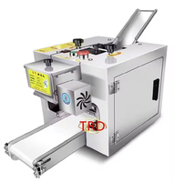 Machine automatique de fabrication de feuilles de pâte pour raviolis, empanadas, gyozas, pizzas et wontons, en acier inoxydable, pour table de travail commerciale