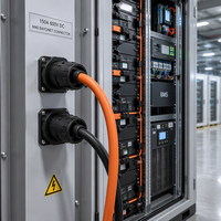 Connecteur étanche IP67 pour applications industrielles et extérieures, prise mâle M40, verrouillage à baïonnette, câble moulé