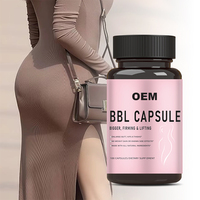 BBL personnalisable pour adultes, complexe multivitaminé et minéral pour soutenir l'exercice et la beauté, améliorer les courbes des hanches