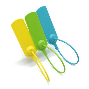 Sigillo in Plastica con Codice a Barre P402, Etichetta Logistica, Sigillo di Sicurezza Antimanomissione - Product Image 1