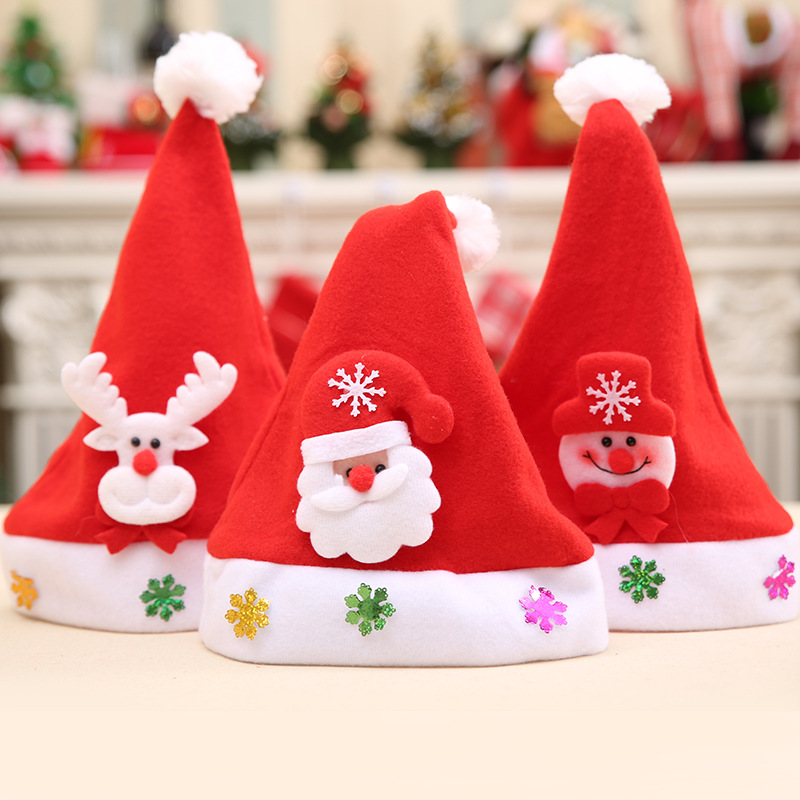 2021 Winter Pet Adult Baby First Santa Claus Red Wine Sublimation Pudding Led Light Merry Christmas Hat