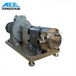 Bomba Lobulada Rotativa Mini de Acero Inoxidable Ace Hygienic con Reductor para Transferencia de Líquidos de Alta Viscosidad, 1 Año de Garantía - Product Image 1