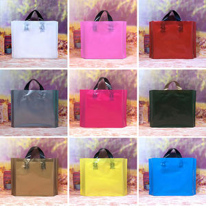 Bolsas de plástico LDPE con asa personalizada, bolsas de embalaje de plástico con logotipo - Product Image 5