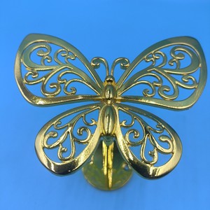 Hollow Butterfly <b>Curtain</b> <b>Hook</b> Warm Gold Plastic Modern Design Fashion Accessory - Product Image 4