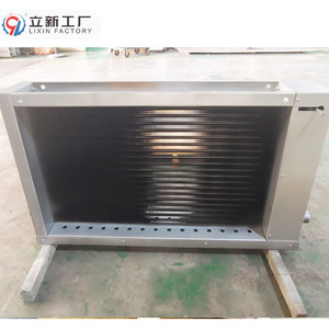 Intercambiador de calor de tubo de aluminio de la fábrica Lixin, serpentina de refrigeración por agua para unidad de aire acondicionado - Product Image 1